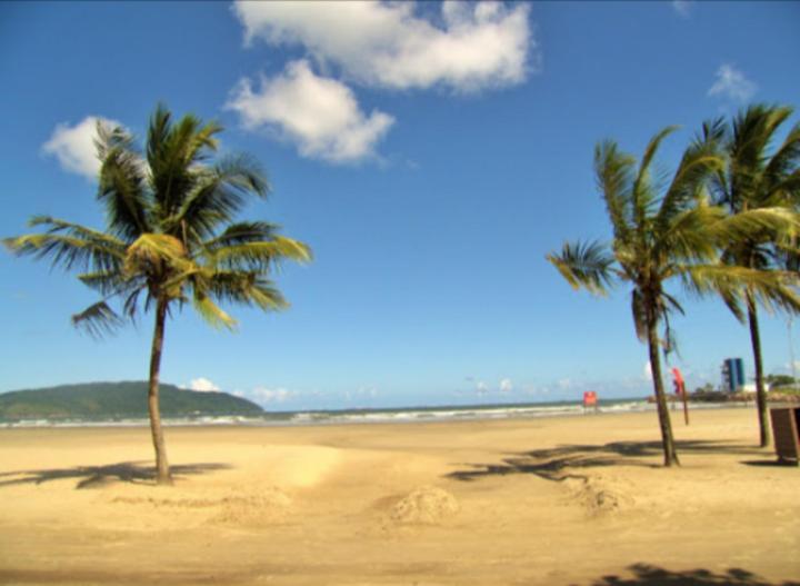Apartamento Pe Na Areia Com Vista Mar E Wi-Fi Loftjl Com 01 Vaga De Garagem Sujeita A Disponibilidade Apartment Сантос Екстериор снимка